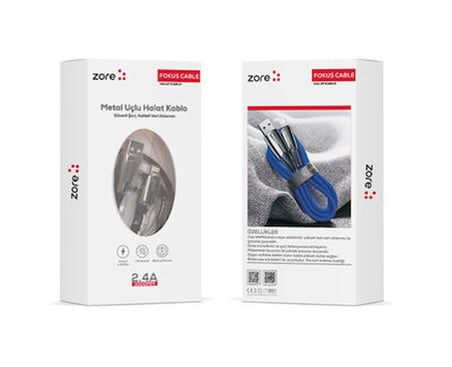 Lexroo Lightning Focus Usb Kablo - Mavi