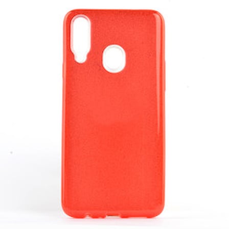 Lexroo Galaxy A20S Kılıf Lexroo Shining Silikon - Kırmızı