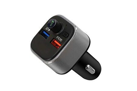 Siyah ZR-WP3C03 Bluetooth TraCBPitter Mp3 Araç Şarjı Zore-CBP