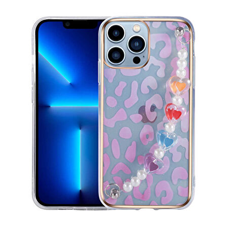 iPhone 13 Pro Uyumlu Zore Pilla Kılıf-Pembe