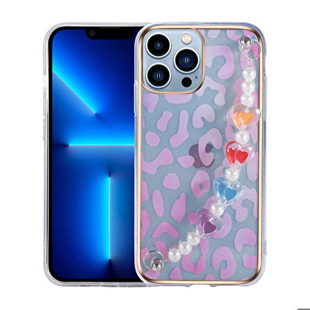 iPhone 13 Pro Max Uyumlu Zore Pilla Kapak-Pembe