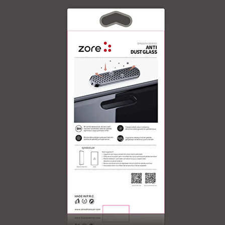 iPhone 11 Pro Max Uyumlu Zore Anti-Dust Temperli Ekran Koruyucu