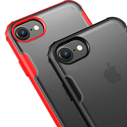 iPhone SE 2022 Uyumlu Zore Volks Kılıf-Siyah