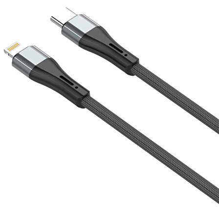 Gri ZR-LC961 PD To Lightning Kablo-Zore