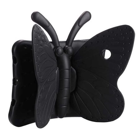iPad 9.7 2017 (5.Nesil)  Uyumlu ​İNC Butterfly Standlı Tablet Kılıf-Siyah