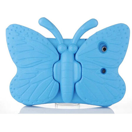 iPad 9.7 2017 (5.Nesil)  Uyumlu ​İNC Butterfly Standlı Tablet Kılıf-Kırmızı