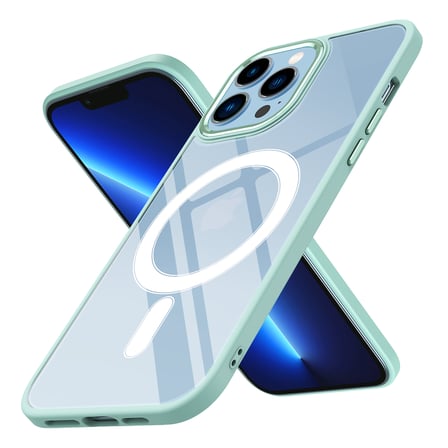 İphone 12 Pro Kılıf Mage Şeffaf Arka Yüz Kamera Yükseltili Silikon Novatech