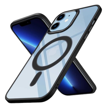 İphone 12 Kılıf Mage Şeffaf Arka Yüz Kamera Yükseltili Silikon Forumshop