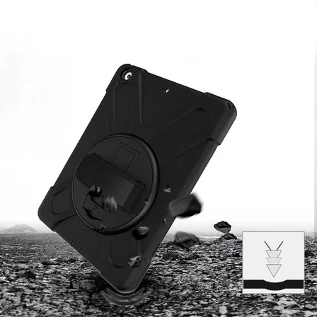iPad 10.2 2021 (9.Nesil) ​NRTK Defender Tablet Silikon - Siyah