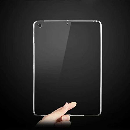 iPad 10.2 (8.Nesil) - Uyumlu Uyumlu ​MKST Tablet Süper Silikon Kapak-Renksiz