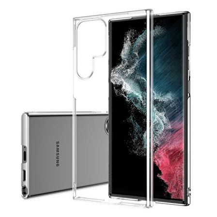 Galaxy S22 Ultra Uyumlu Zore Vonn Kılıf-Renksiz