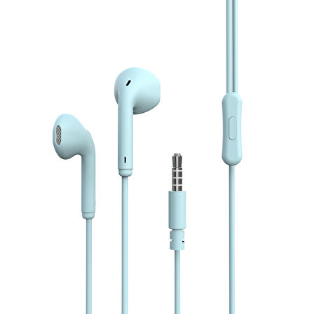 ​MKST-ER06 3.5mm Kulaklık-Mavi