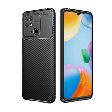 Xiaomi Poco C40 Kılıf Zore Negro Silikon Kapak-Siyah