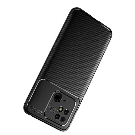 Xiaomi Poco C40 Kılıf Zore Negro Silikon Kapak-Siyah