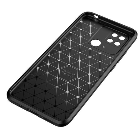 Xiaomi Redmi 10C Kılıf Karbon Görünümlü Silikon Kamera Korumalı Üstün Koruma Novatech