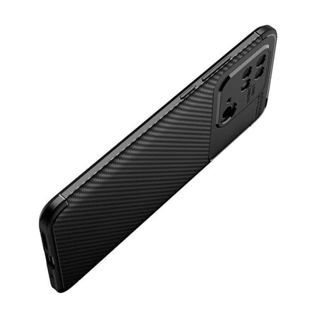 Xiaomi Redmi 10C Kılıf Karbon Görünümlü Silikon Kamera Korumalı Üstün Koruma Ottonova