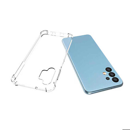 Galaxy A13 4G Uyumlu Zore Nitro Anti Shock Silikon-Renksiz