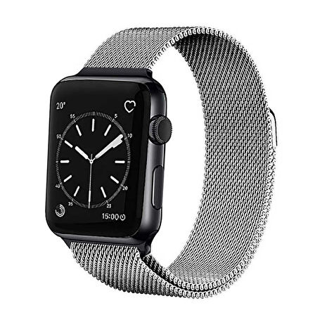 Watch 40mm Uyumlu KRD-01 Metal Zore Kordon-Açık Yeşil