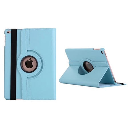 Lexroo iPad 10.2 2021 (9.Nesil) Dönebilen Standlı Kılıf - Mavi