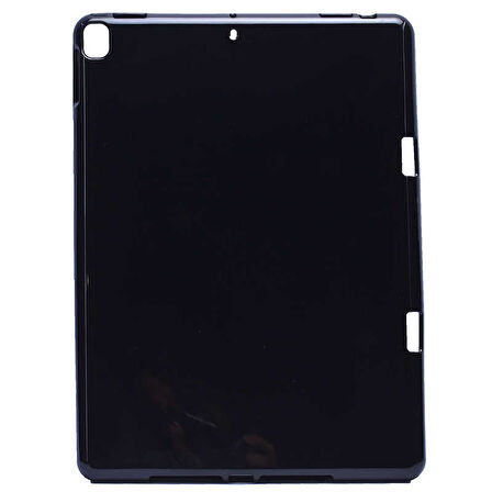iPad 10.2 (8.Nesil) ​İNC Kalemli Tablet Silikon - Siyah