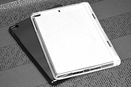 iPad 10.2 2021 (9.Nesil) ​MKST Kalemli Tablet Silikon - Renksiz