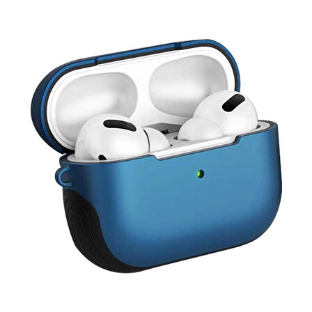 Apple Airpods Pro Kılıf Zore Shockproof Silikon Mavi