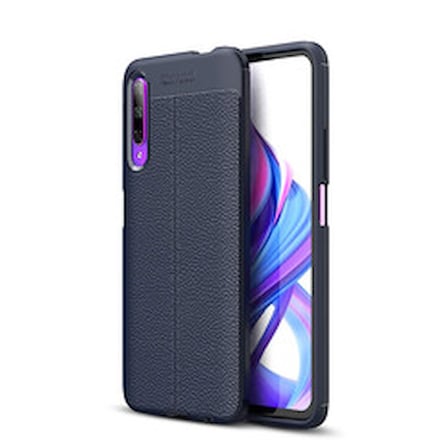 Lexroo Huawei P Smart Pro 2019 Kılıf Lexroo Niss Silikon Kapak - Lacivert