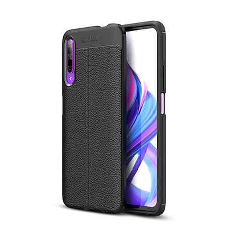 Lexroo Huawei P Smart Pro 2019 Kılıf Lexroo Niss Silikon Kapak - Lacivert