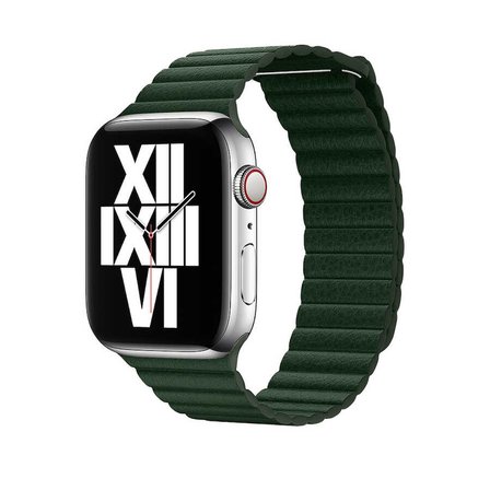 Watch 40mm Uyumlu KRD-09 Deri Lop Zore Kordon-Siyah