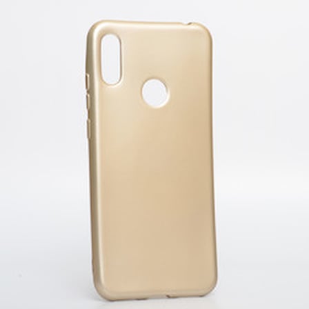 Lexroo Huawei Y6S 2019 Kılıf Lexroo Premier Silikon Kapak - Gold