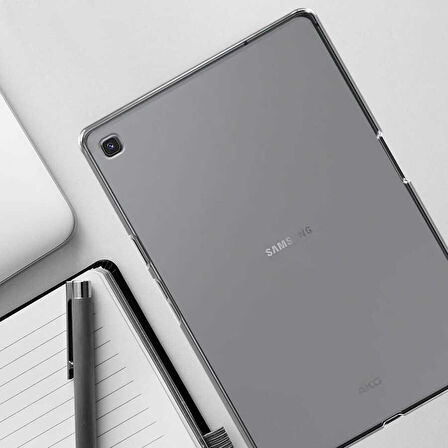 Galaxy T720 Tab S5E Kılıf  Uyumlu ​ALT Tablet Süper Silikon Kapak-Siyah