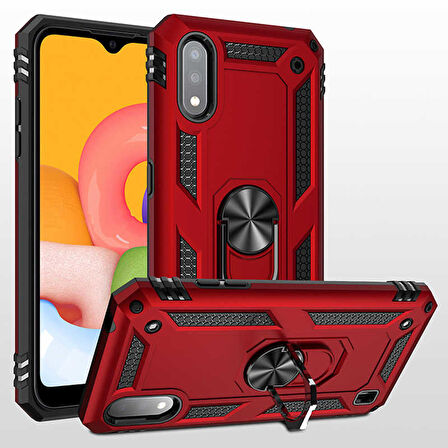 Galaxy A01 Uyumlu Zore Vega Kapak-Mavi