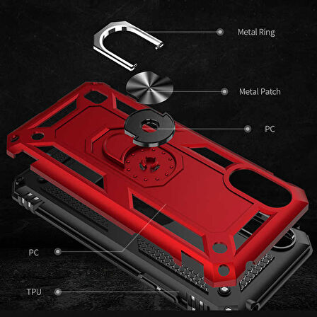 Galaxy A01 Uyumlu Zore Vega Kapak-Mavi
