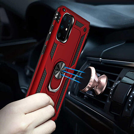 Galaxy S20 Plus Uyumlu Zore Vega Kapak-Siyah
