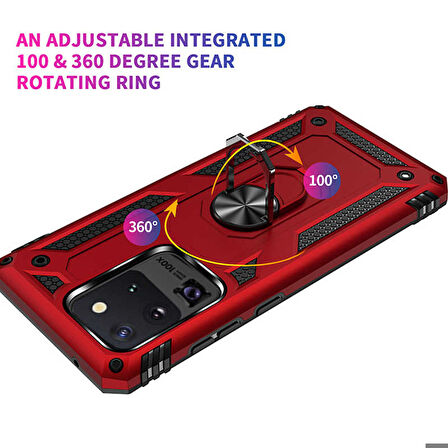 Galaxy S20 Ultra Uyumlu Zore Vega Kapak-Gold