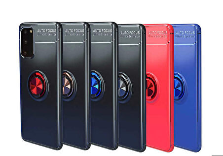 Galaxy S20 Uyumlu Zore Ravel Silikon Kapak-Mavi