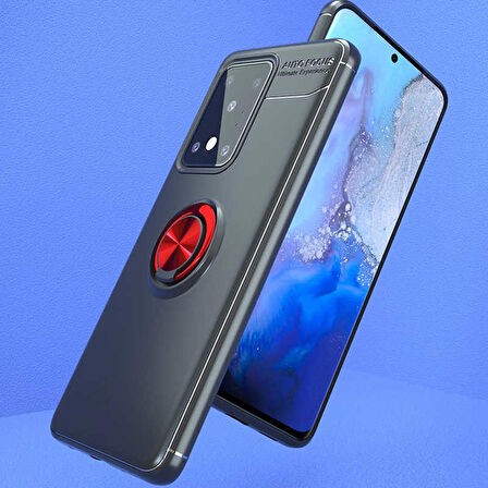 Galaxy S20 Ultra Uyumlu Zore Ravel Silikon Kapak-Mavi