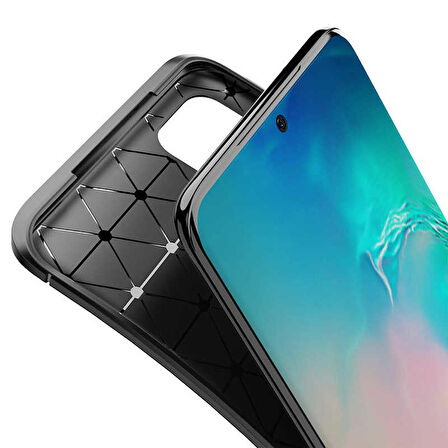 Galaxy S20 Uyumlu Zore Negro Silikon Kapak-Kahverengi