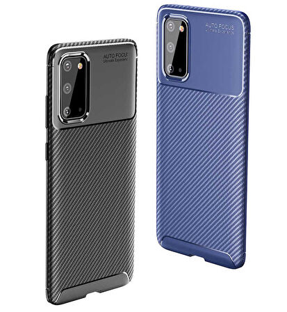 Galaxy S20 Uyumlu Zore Negro Silikon Kapak-Kahverengi