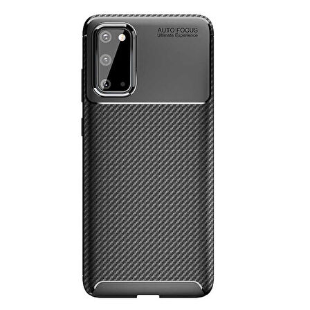 Galaxy S20 Uyumlu Zore Negro Silikon Kapak-Kahverengi