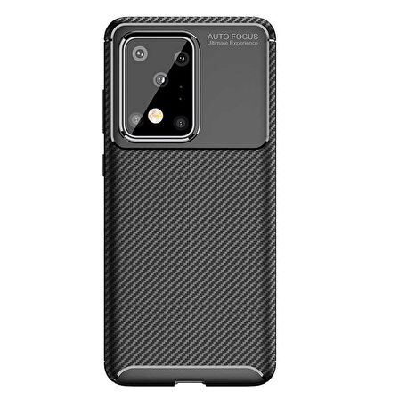 Galaxy S20 Ultra Uyumlu Zore Negro Silikon Kapak-Siyah