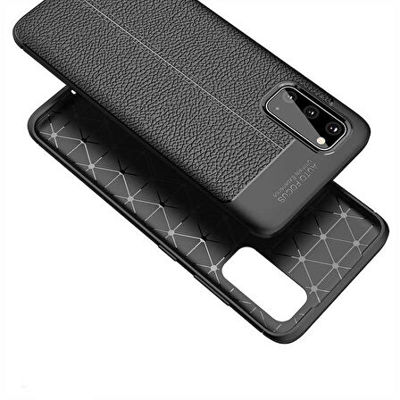 Galaxy S20 Uyumlu Zore Niss Silikon Kapak-Kırmızı
