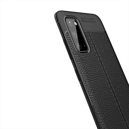 Galaxy S20 Uyumlu Zore Niss Silikon Kapak-Kırmızı