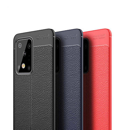Galaxy S20 Ultra Uyumlu Zore Niss Silikon Kapak-Siyah