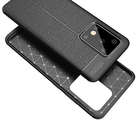 Galaxy S20 Ultra Uyumlu Zore Niss Silikon Kapak-Siyah