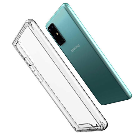 Galaxy S20 Plus Uyumlu Zore Gard Silikon-Renksiz