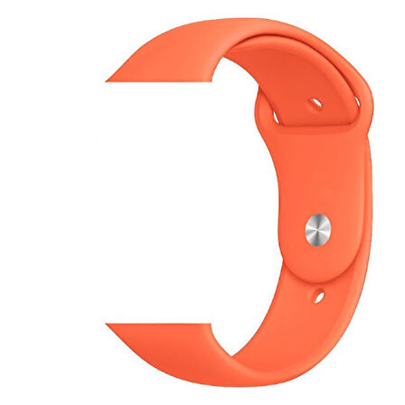 Watch 38mm Uyumlu Klasik Zore Kordon-Turuncu