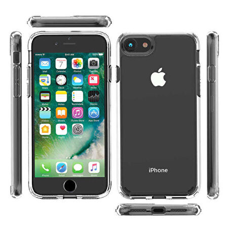 iPhone SE 2022 Uyumlu Zore Coss Kapak-Renksiz