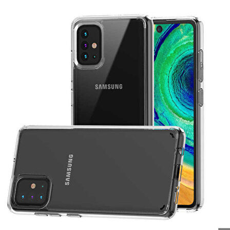 Galaxy A51 Uyumlu Zore Coss Kapak-Renksiz