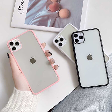 iPhone SE 2022 Uyumlu Zore Endi Kılıf-Pembe